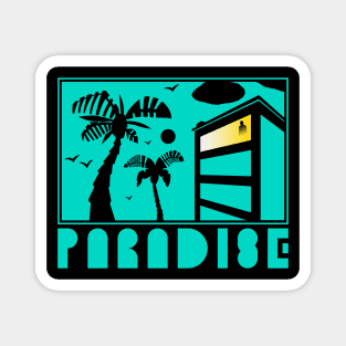 A Concrete Paradise Magnet