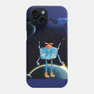 Pi the Alien Illustration Phone Case