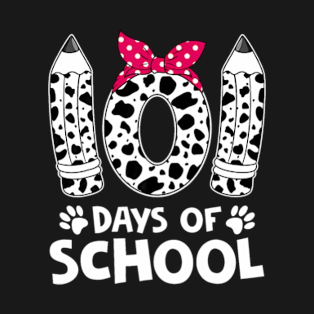 Happy 101 Days Of School Funny Student Teacher Kids by Cristian Torres