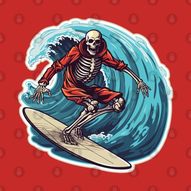 Skeleton Surfer - Thrill Seeker by VelvetRoom