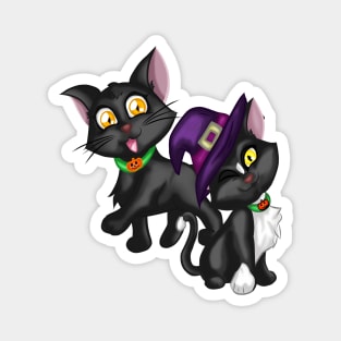 Halloween Kittens Magnet