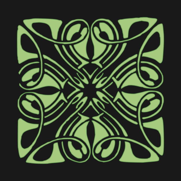 Stark Green Celtic Knot by alexp01