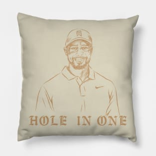 Tiger Woods Hole in One Pillow