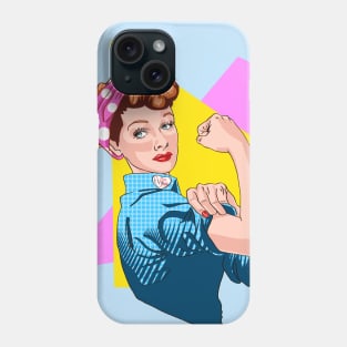 Lucy the Riveter v2 Phone Case