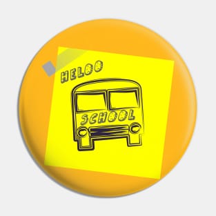 school bus Pin