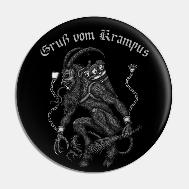 Greetings from Krampus - Azhmodai 2020 Pin by azhmodai