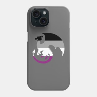 Pride Animals- Asexual Dragon Phone Case