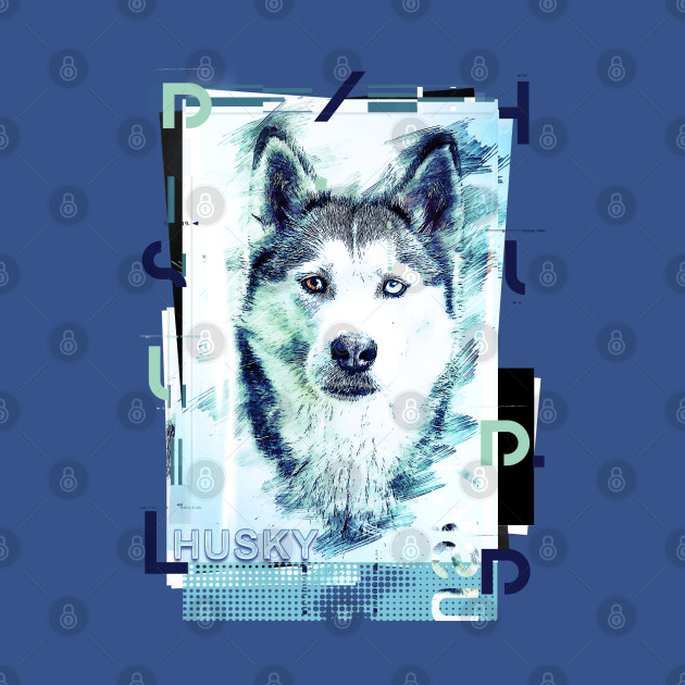 Discover Dog Siberian Husky - Husky - T-Shirt