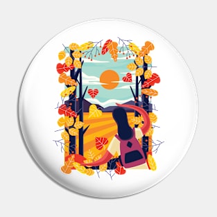 Autumn Theme Season Pin