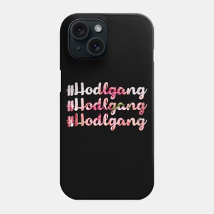 Hodlgang Floral Cryptohodler Blockchain Bitcoin Ethereum Tee Phone Case