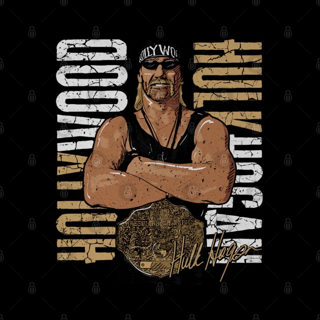 Hulk Hogan Hollywood Championship by MunMun_Design