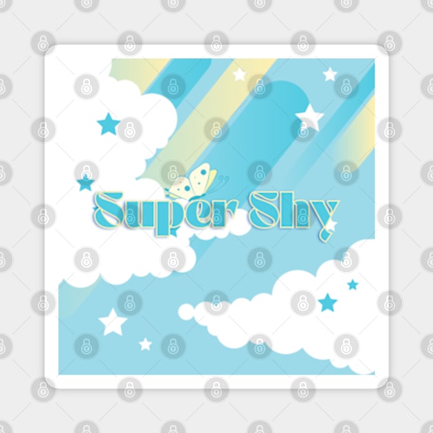 New Jeans Super Shy Blue Ver. Magnet by Midori Dreams 