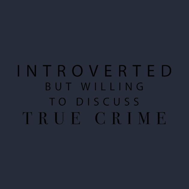 Introverted true crime by Strictly Homicide Podcast