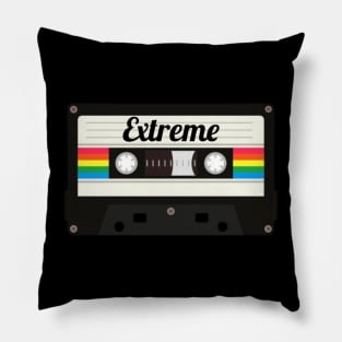 Extreme / Cassette Tape Style Pillow