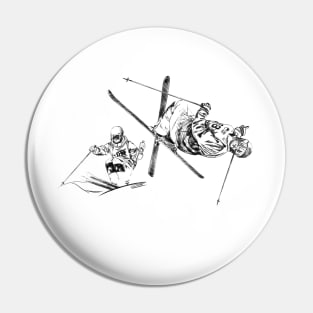 Mogul skiing Pin