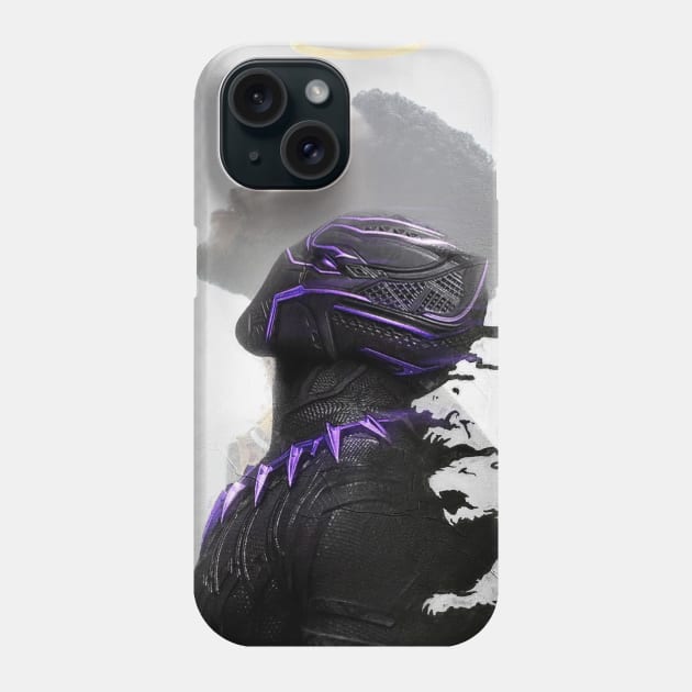 Black panther tribute Phone Case by sidomatic