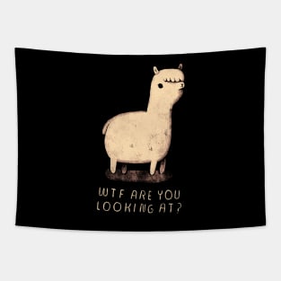 alpaca with attitude Tapestry