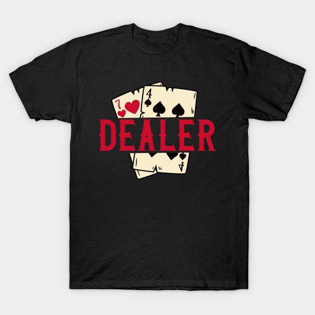 Casino Dealer T- Shirt Gift, Poker Dealer Tshirt Casino Dealer T- Shirt Gift, Poker Dealer Tshirt