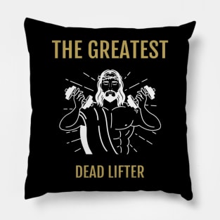 The ultimate dead lifter Jesus Pillow