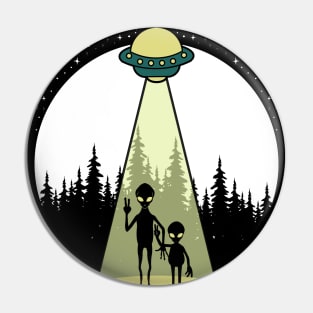 Funny Aliens Pin