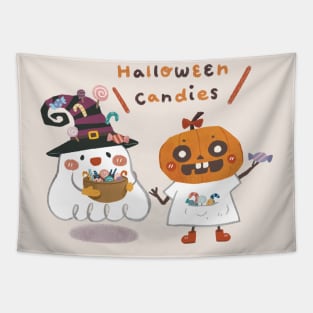 Halloween candies Tapestry