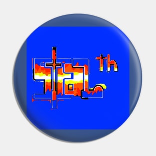 Stealth logo 💙 blue Pin