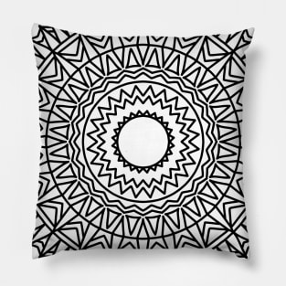 Aztec mandala Pillow