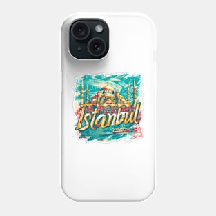 Istanbul Retro Turkey t-shirt Phone Case