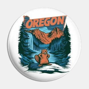 Oregon Lover Pin