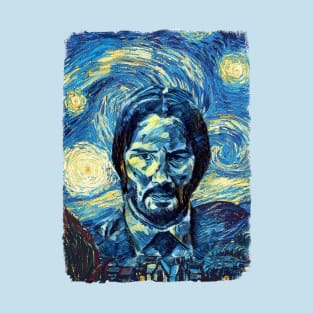 John Wick Van Gogh Style T-Shirt