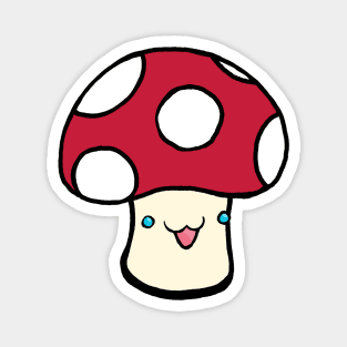 Smiling Mushroom Magnet