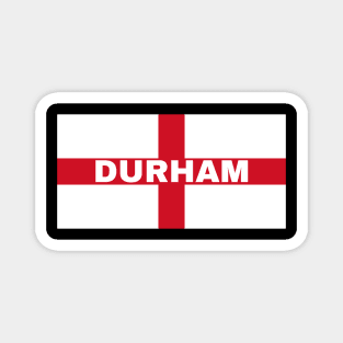 Durham City in English Flag Magnet