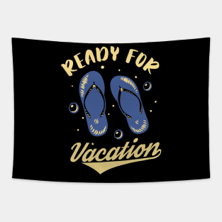 Ready for Vacation Holiday Summer Beach Tapestry