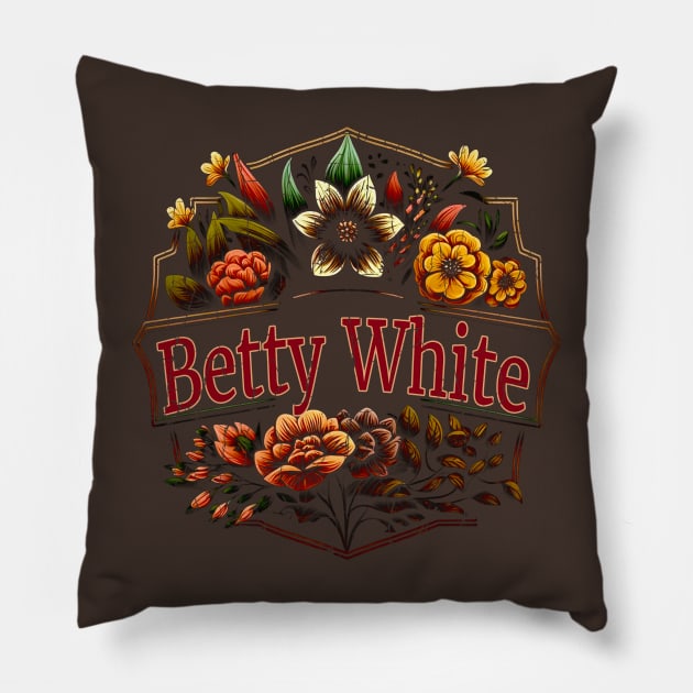 Flower Vintage Betty Pillow by Itulah Cinta