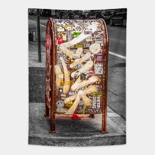 New York City Graffiti Street Art Tapestry