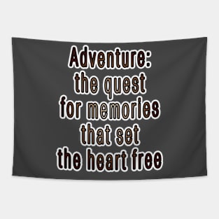 Adventure Typography Collection: Inspiring Quotes for the Brave at Heart Tapestry