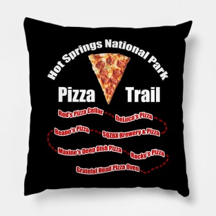 Hot Springs National Park Pizza Trail Pillow