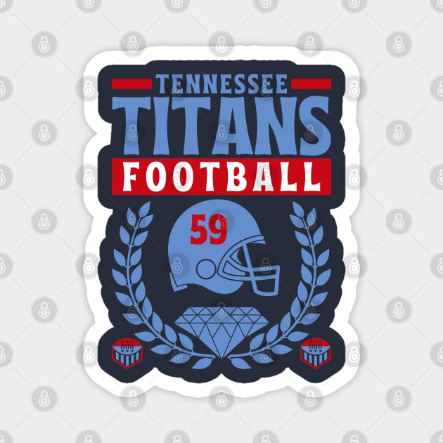 Tennessee Titans 1959 Football Edition 2 Magnet by Astronaut.co