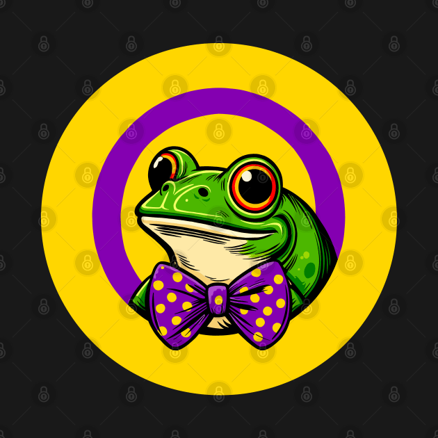 Intersex Pride Frog by Ghost on Toast