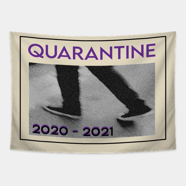 Quarantine 2020-2021 Tapestry by blckpage