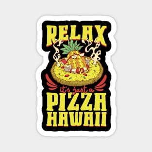 Pizza Hawaii - Pineapple Pizza Magnet