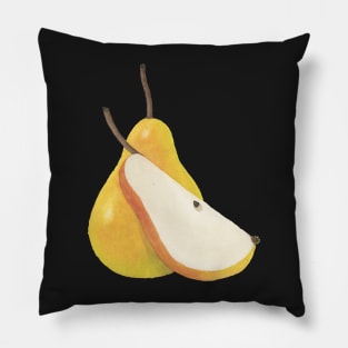 PEARS - WATERCOLOR PEAR PAINTING Pillow