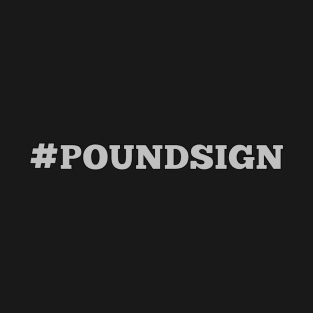 HashTag Pound Sign T-Shirt