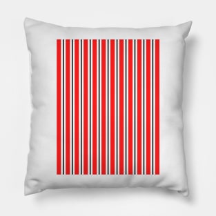 Sheffield United Retro 1991 Home Red White Black Stripes Pillow