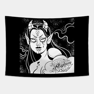 Elemental Demon Gal Tapestry