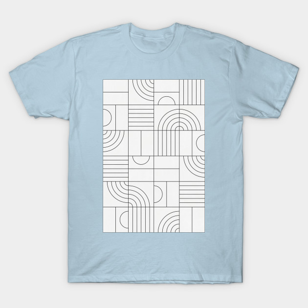 Disover My Favorite Geometric Patterns No.19 - White - Geometric Patterns - T-Shirt