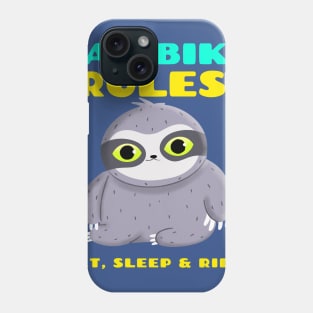 Fat Bike Rules Eat Sleep Ride Mountain Biking Phone Case