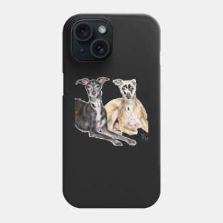 Smiling Best Friend Greyhounds Phone Case