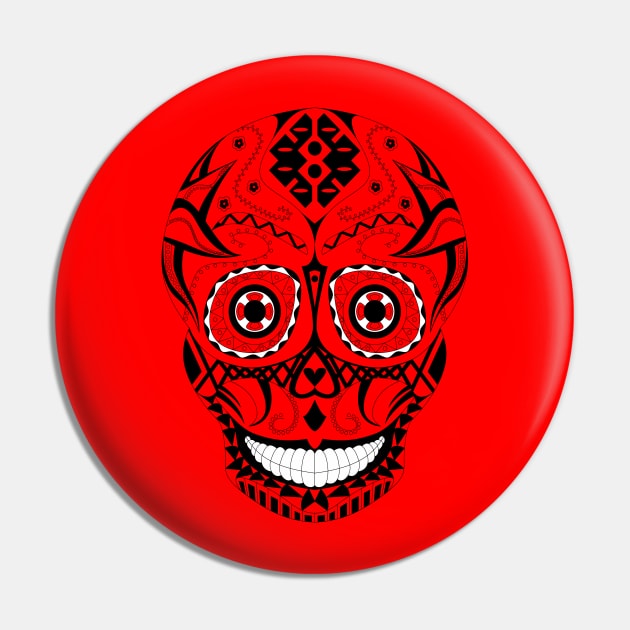 red skull Pin by jorge_lebeau