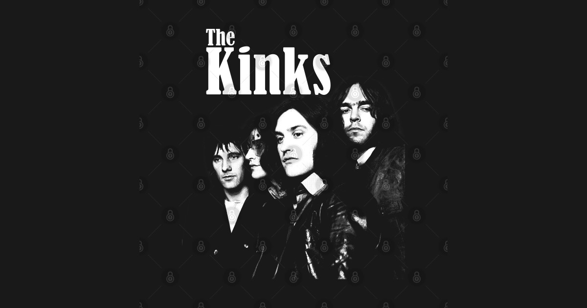 The Kinks Vintage Halftone Style Fan Art Design The Kinks